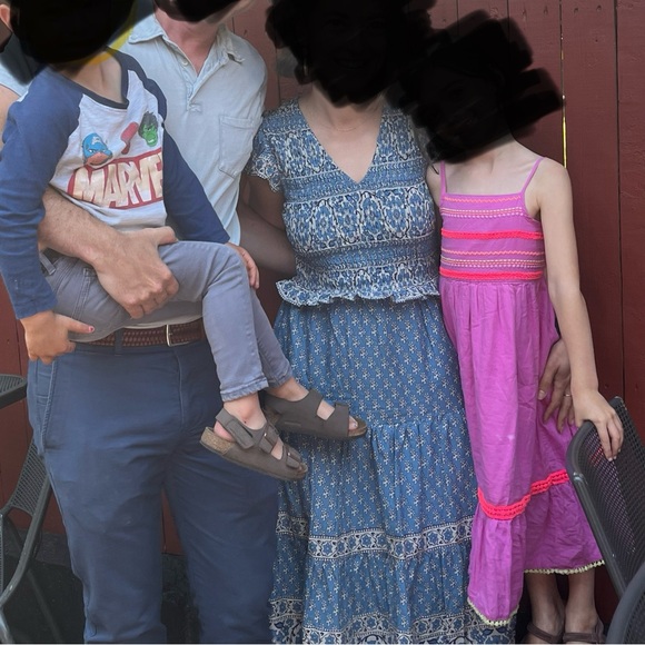 Sea Smocked Tiered Midi Dress - Picture 4 of 4